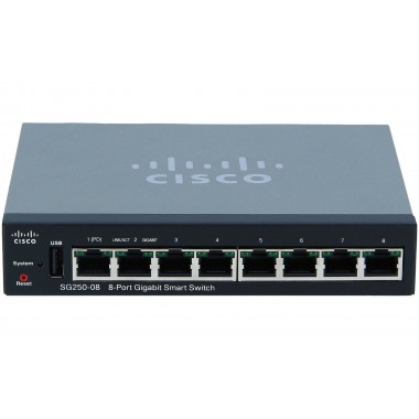 Коммутатор Cisco SF100D-08P-EU