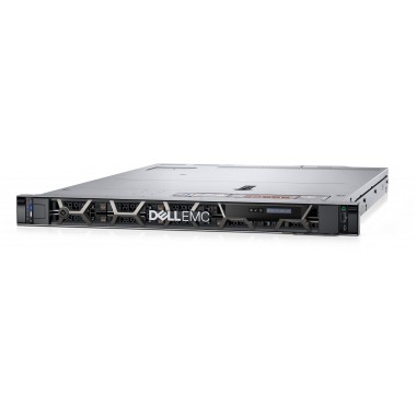 Сервер Dell PowerEdge R450 - Intel Xeon, DDR4, 2x3.5" Hot Swap, 2x750W PSU, iDRAC9 Enterprise, TPM 2.0 V3, Broadcom 5720 Dual Port 1Gb onboard LOM, Bezel, Rail