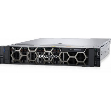 Сервер Dell PowerEdge R550 - Intel Xeon Silver 4310 (2.1G, 12C), 16GB RDIMM 3200MT, 1.2TB Hard Drive SAS ISE 12Gbps, PERC H745, iDRAC9 Enterprise, RPS (1+1) 800W